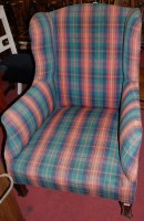 Lot 1382 - A circa 1900 walnut framed and chequer...