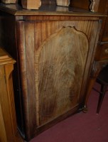 Lot 1397 - A 19th century mahogany and feather banded...
