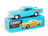 Lot 1633 - Corgi Toys, 211 Studebaker Golden Hawk, blue...