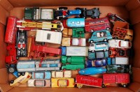 Lot 1635 - 2 boxes of mixed Corgi Toys, Dinky Toys,...