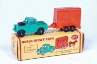 Lot 1904 - Dublo Dinky Toys, 073 Land Rover and horse...