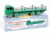 Lot 1954 - Dinky Toys, 905, Foden flat truck with chains,...