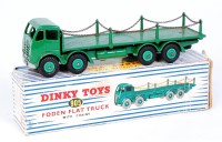Lot 1958 - Dinky Toys, 905, Foden flat truck with chains,...