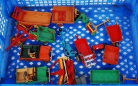Lot 1993 - Dinky Toys Loose Farm and Accessory Group, to...