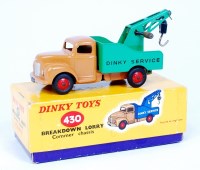 Lot 2002 - Dinky Toys, 430 breakdown lorry, light brown...