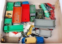 Lot 2016 - Tray of mixed playworn loose Dinky Toys and...