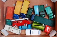 Lot 2031 - 13 various loose and repainted Dinky Toys, to...