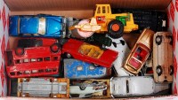 Lot 2041 - Collection of mixed play worn Corgi and Dinky...
