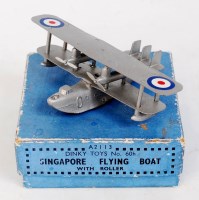 Lot 2056 - Dinky Toys, 60H pre-war Singapore flying boat,...