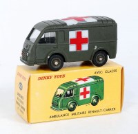 Lot 2074 - French Dinky No.80f Renault Military Ambulance,...