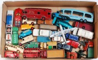 Lot 2089 - Tray of mixed play worn Dinky Toys, to include...