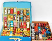 Lot 2342 - A box of assorted Matchbox, Husky and other...