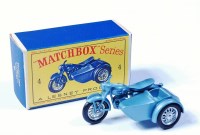 Lot 2345 - Matchbox, 1-75 series No.4 Triumph T110...
