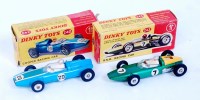 Lot 2046 - Dinky Toys Racing Car Group, 2 boxed examples,...