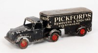 Lot 2604 - Timpo Pickfords Pantechnicon, black body, dark...