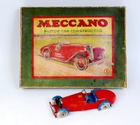 Lot 3156 - Meccano No.1 Motor Car Constructor, blue and...