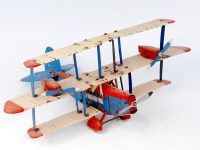 Lot 3157 - Meccano, made-up construction aircraft as 3...