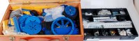 Lot 3202 - Collection of mixed blue, yellow and zinc...