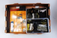 Lot 3205 - 2 trays of mixed Meccano to include 1960s and...
