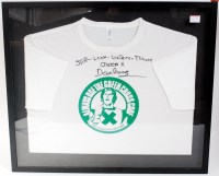 Lot 3207 - A framed and glazed signed David Prowse Green...