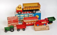Lot 3233 - Tinplate and Plastic Vehicles and Play Set...