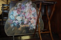 Lot 1180 - An early 20th century beech folding occasional...