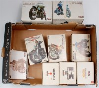 Lot 2575 - Polistil 1/15th scale Motorcycle Group, 9...