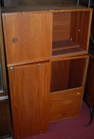 Lot 1205 - A collection of three 1970s teak Ladderex...