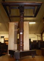 Lot 1218 - An early Victorian mahogany reading table with...