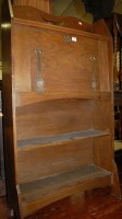 Lot 1221 - An Art Nouveau oak and copper mounted...