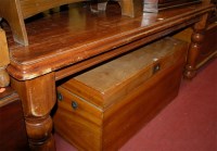 Lot 1223 - A large modern stained fruitwood round...