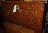 Lot 1250 - An early 20th century Far Eastern stained and...