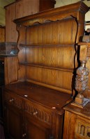 Lot 1256 - A 17th century style moulded and joined oak...