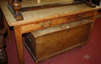 Lot 1263 - A Victorian round cornered pine farmhouse...
