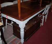 Lot 1312 - A Victorian style stained pine and part...