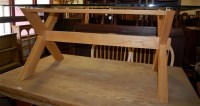 Lot 1328 - A contemporary glass topped coffee table,...