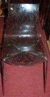 Lot 1371 - A set of six contemporary moulded plastic and...