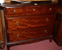 Lot 1402 - A Stag Minstrel chest of three short over two...