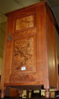 Lot 1422 - An Edwardian walnut and figured walnut single...