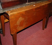 Lot 1439 - A 19th century provincial oak round cornered...