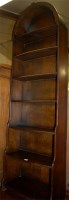 Lot 1447 - A modern elm freestanding waterfall open...