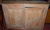 Lot 1451 - A Victorian pine double door side cupboard,...