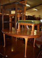 Lot 1332 - Occasional furniture to include; walnut and...