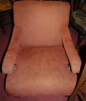 Lot 1355 - A Victorian style beech framed and upholstered...