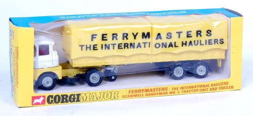 Lot 1609 - Corgi Toys, 1147 Ferrymasters Scammell truck,...