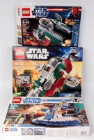 Lot 3183 - Lego Star Wars boxed group, 3 boxed and opened...