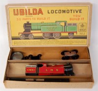 Lot 3186 - Chad Valley Ubilda O Gauge tinplate Locomotive...