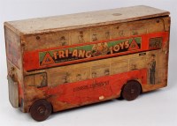 Lot 3187 - Triang Toys Double Decker Bus Brick Container,...