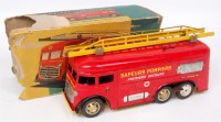 Lot 3197 - Joustra (France) large tinplate clockwork fire...