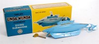 Lot 3201 - Sutcliffe Models, Unda-Wunda submarine, blue...